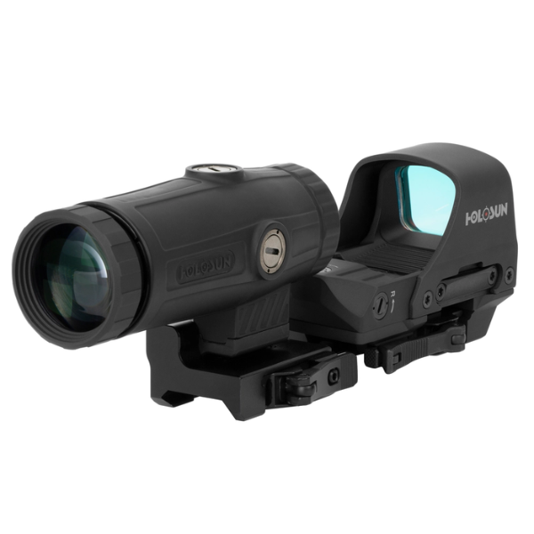 KIT MIRA HOLOGRAFICA 2 MOA ROJO Y TELESCOPICA 3X HS510C/HM3X